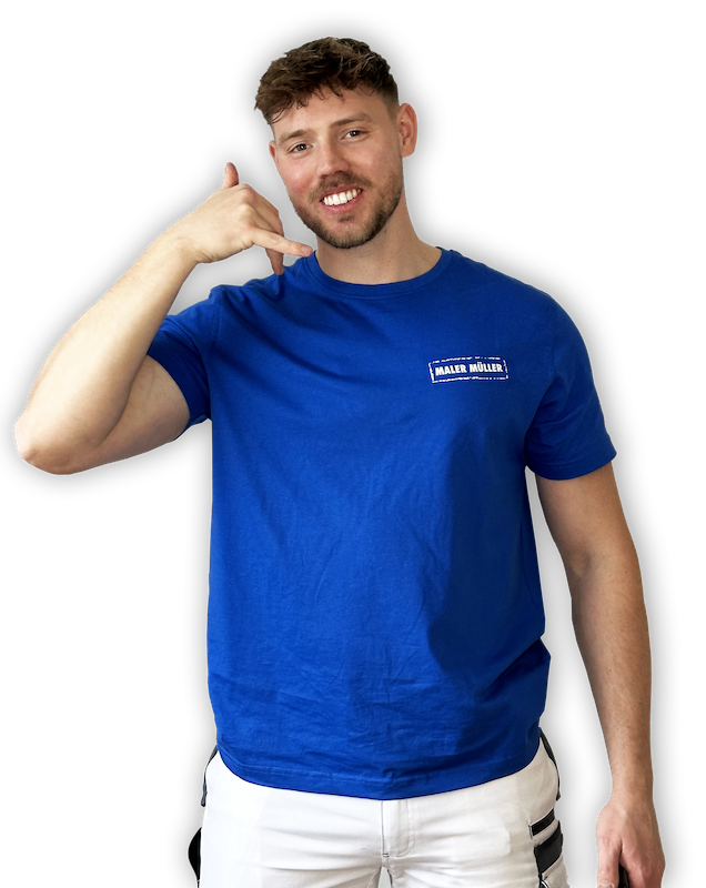 Dave Müller macht Anrufgeste